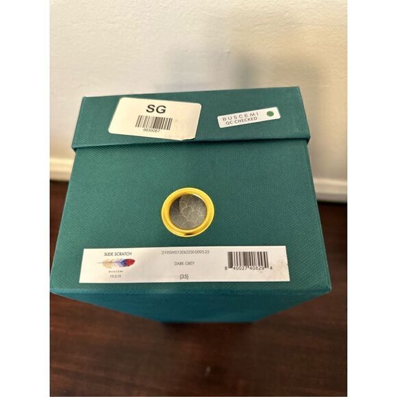 Buscemi leather upper and lining lightweight handcrafted slide sandal size EU 35 - Picture 12 of 12